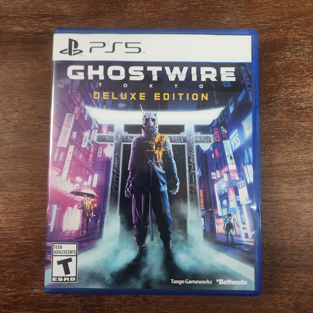 Sony Playstation 5 Ghostwire Tokyo Deluxe Edition PS5 Game CIB